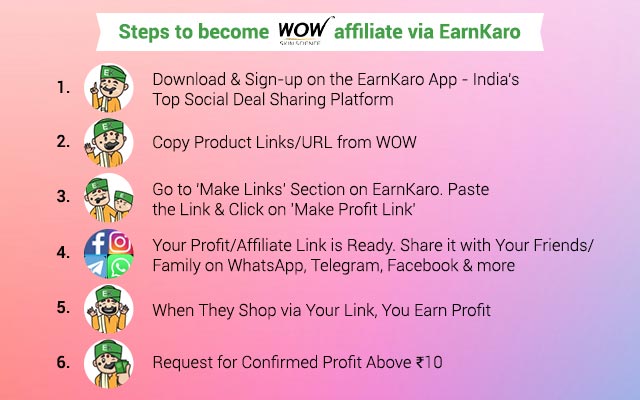 Steps to Become a WOW affiliate
