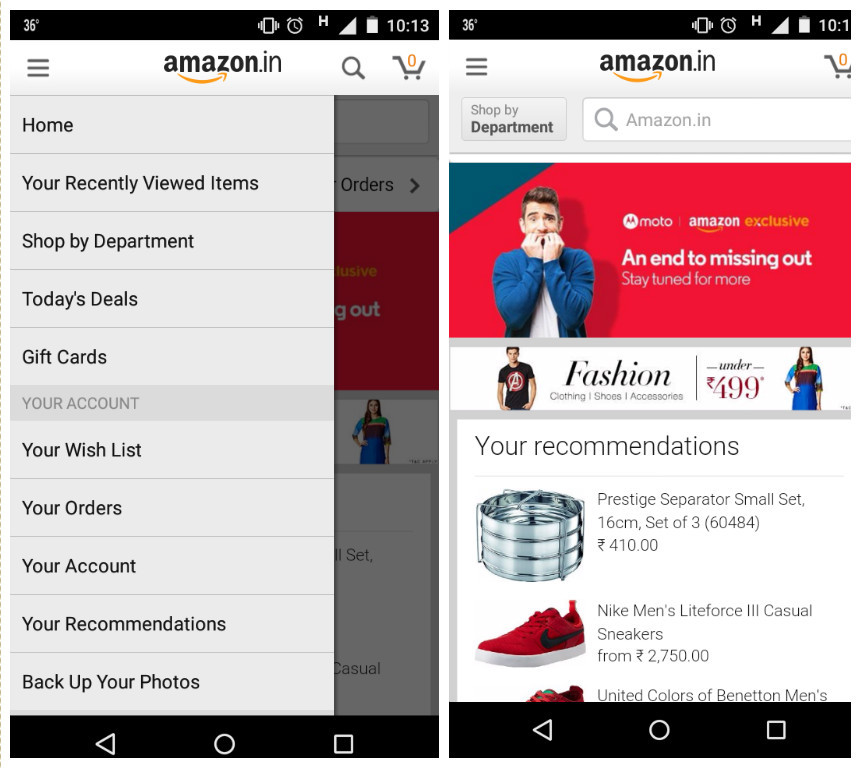 amazon india app