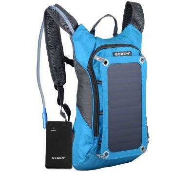 6 Solar Charger Hydration Backpack