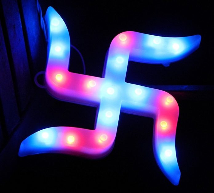 swastika-led