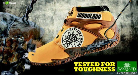 woodland branded shoes