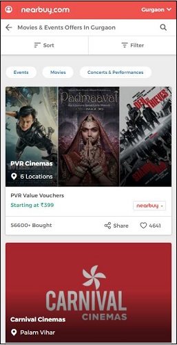 Nearbuy PVR