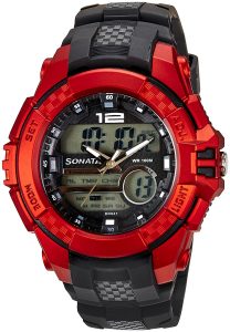 Sonata 77027PP01J Analog-Digital Men's Watch