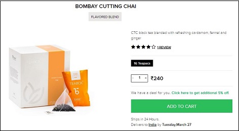 Bombay Cutting Chai Teabox