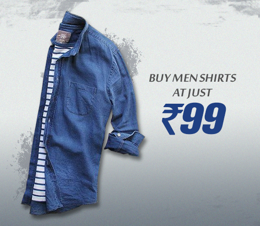 Buy Men Shirts at Just Rs