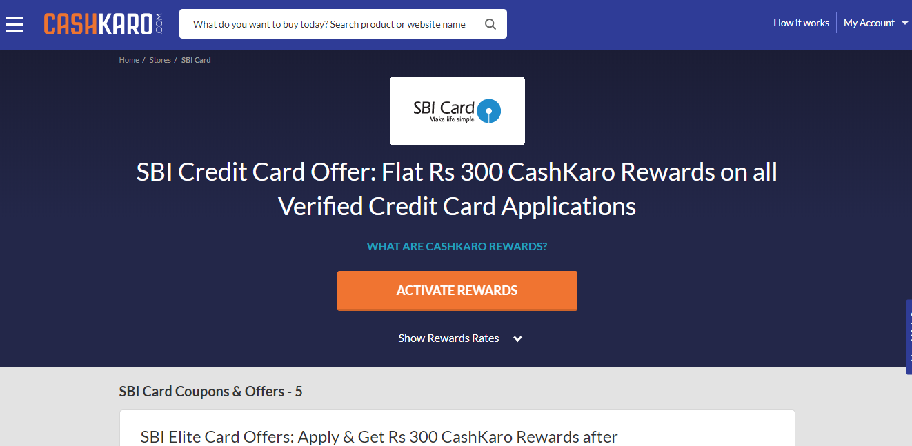 How To Apply For SBI Credit Card Step 2