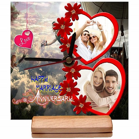 Personalized Wedding Clock