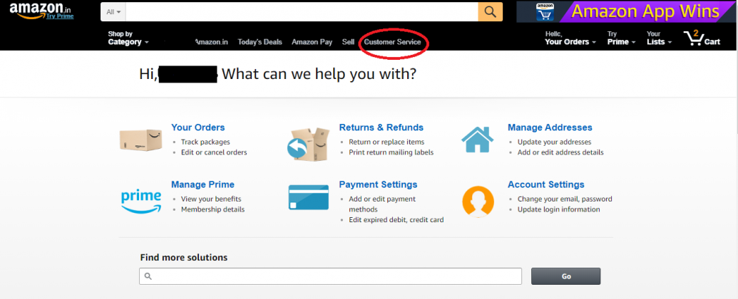 Amazon India Customer Care Numbers, Toll Free Helpline