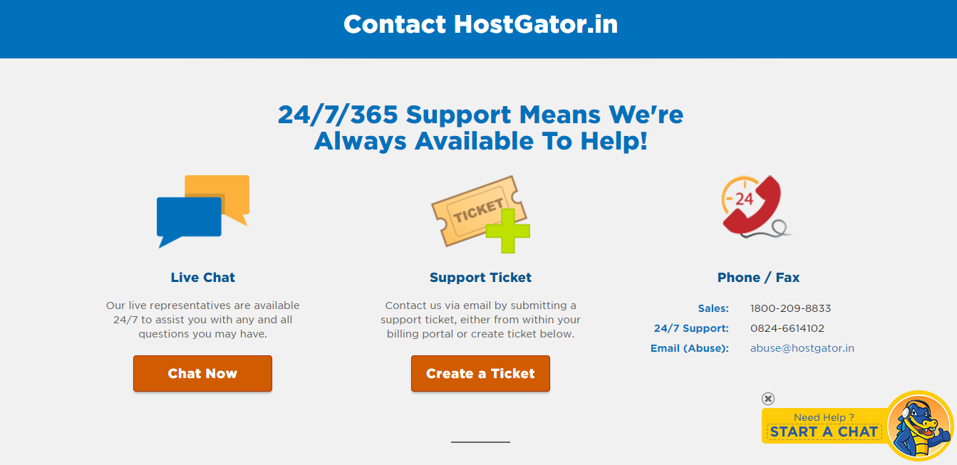 HostGator Customer Support Online