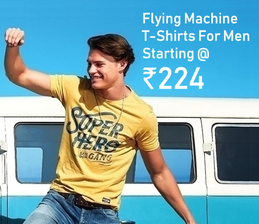 flying machine t shirts myntra