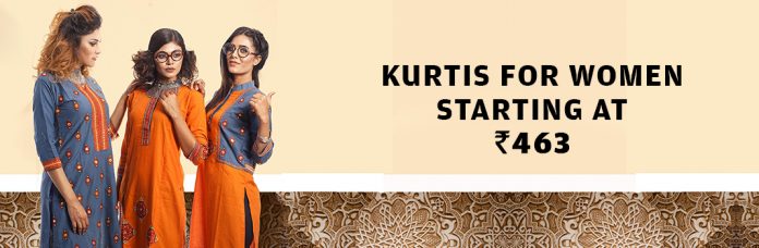 Kurtis For Women Starting At ₹463