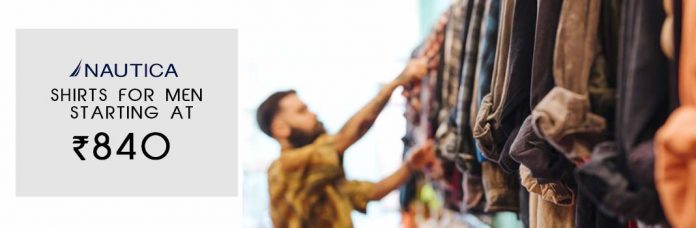 Nautica Shirts for Men Starting At ₹840 Nautica Shirts for Men Starting At ₹840