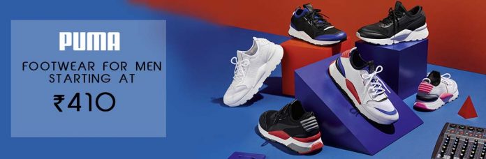 Puma Footwear for Men Starting At ₹410 Puma Footwear for Men Starting At ₹410