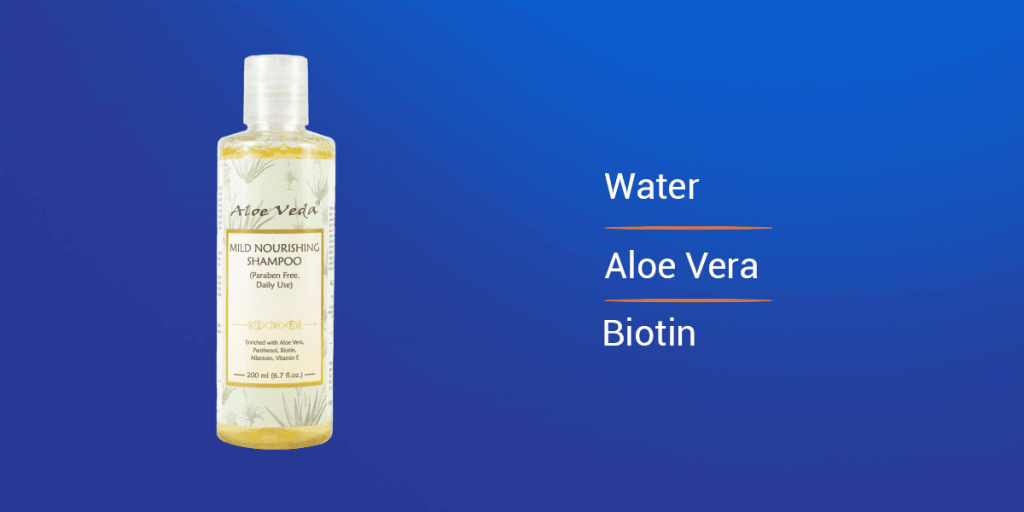 Aloe Veda Shampoo - Best Mild Shampoo for Dry Hair