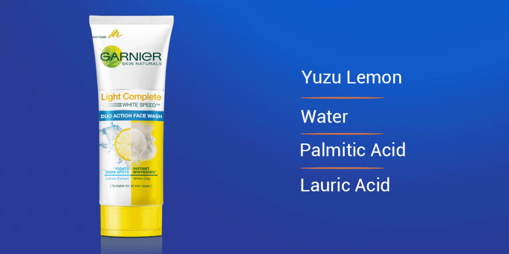 Garnier Whitening face wash