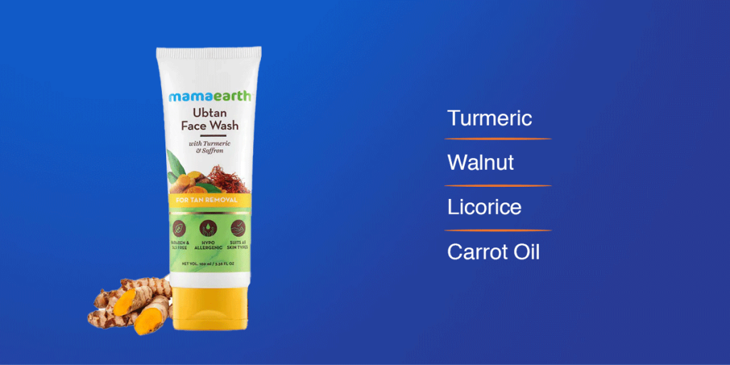 Mamaearth Ubtan Face Wash for glowing skin