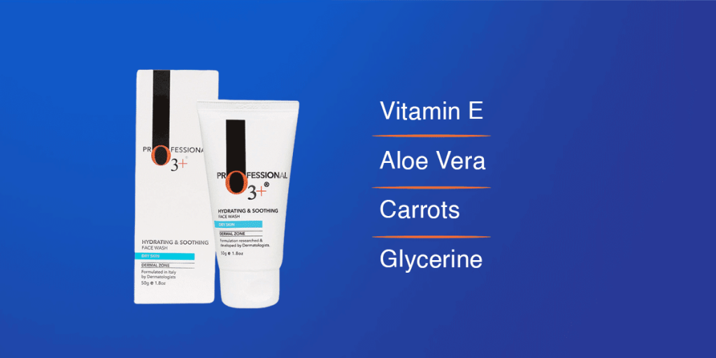 O3+ Hydrating & Soothing Face Wash