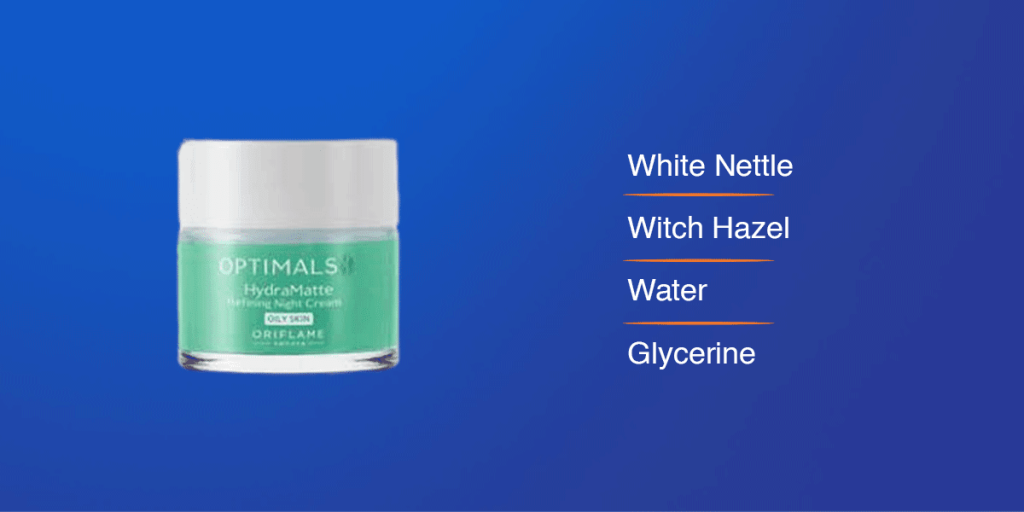 Oriflame Optimals Matte Touch Night Gel Cream