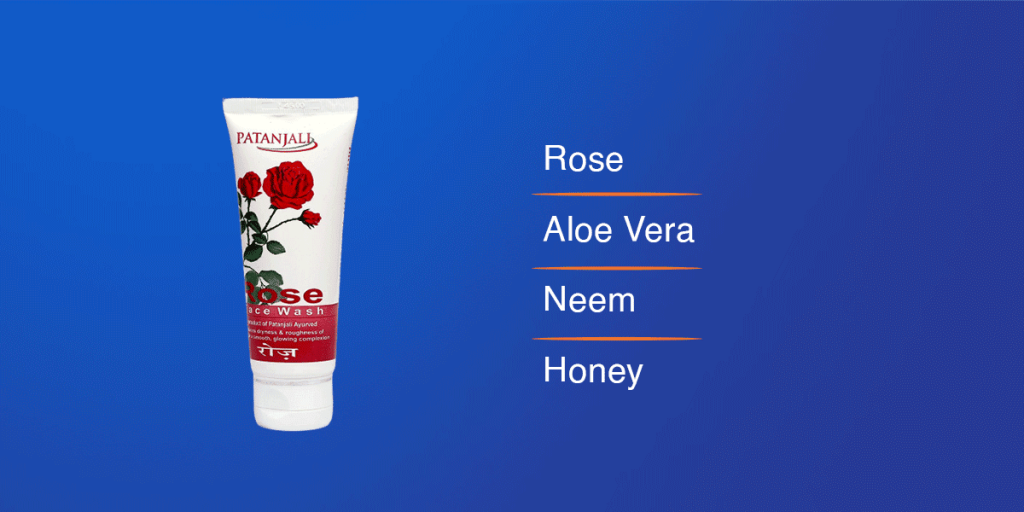 Patanjali Rose Face Wash