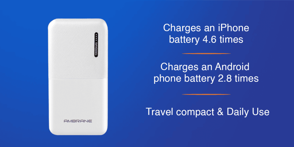 Ambrane 10000mAh Power Bank