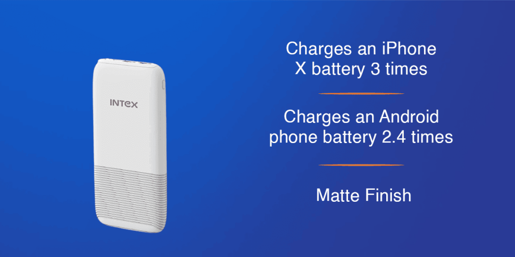 Intex Power Bank 1200mAH