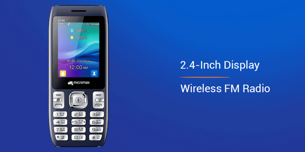 Micromax X746 4G Mobile Phone under 5000