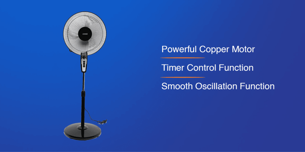 Croma 3 Blade Pedestal Fan