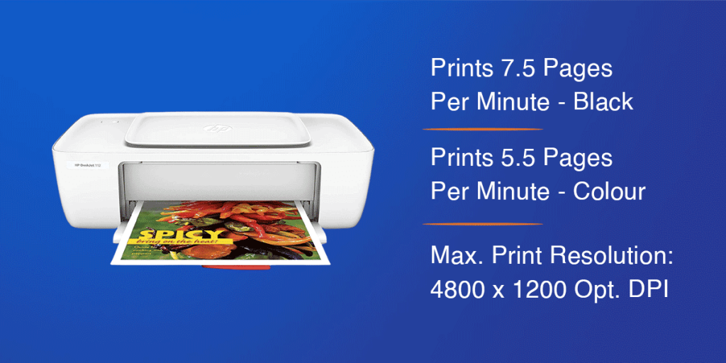 HP DeskJet 1112 Inkjet Colour Printer