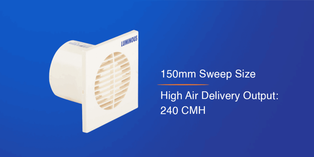 Luminous 150 mm Vento Axial Kitchen Exhaust Fan