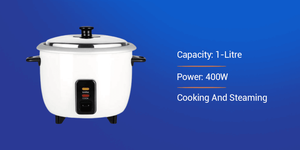 Pigeon Stovekraft Joy 1-Litre Electric Rice Cooker