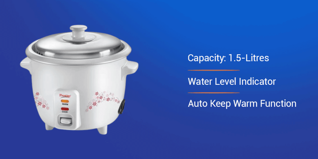 Prestige PRWO 1.5-Litre Electric Rice Cooker