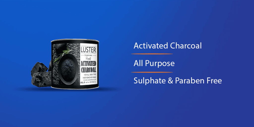 Luster Activated Charcoal Hot Wax