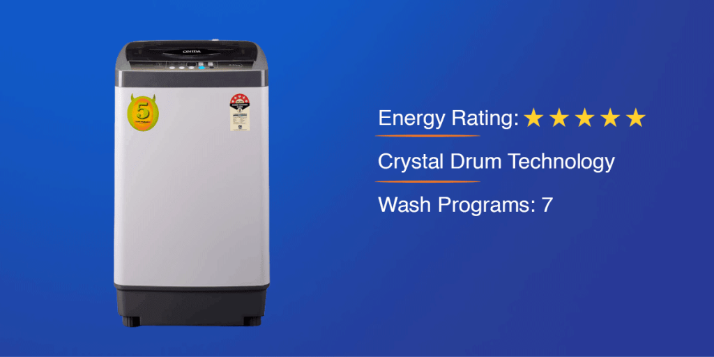 Onida 6.5 kg Top Loading Washing Machine