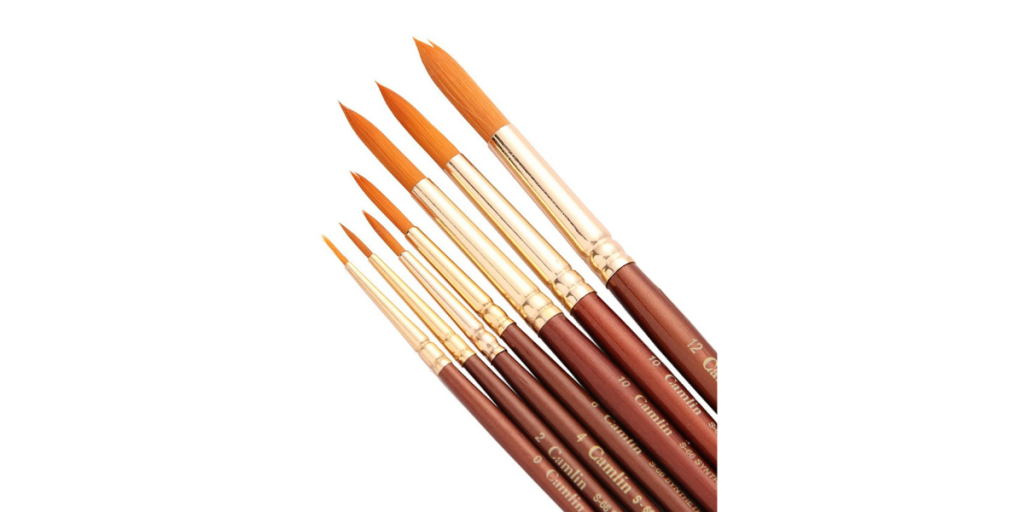 Camel Round Paintbrushes