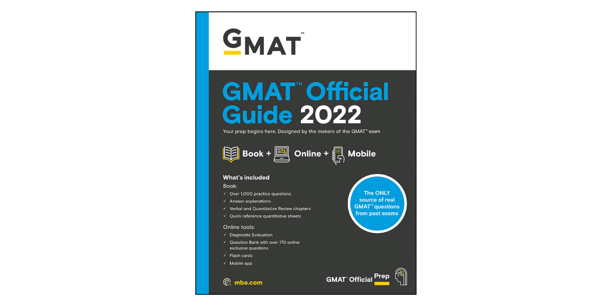 GMAT Official Guide Book 2022