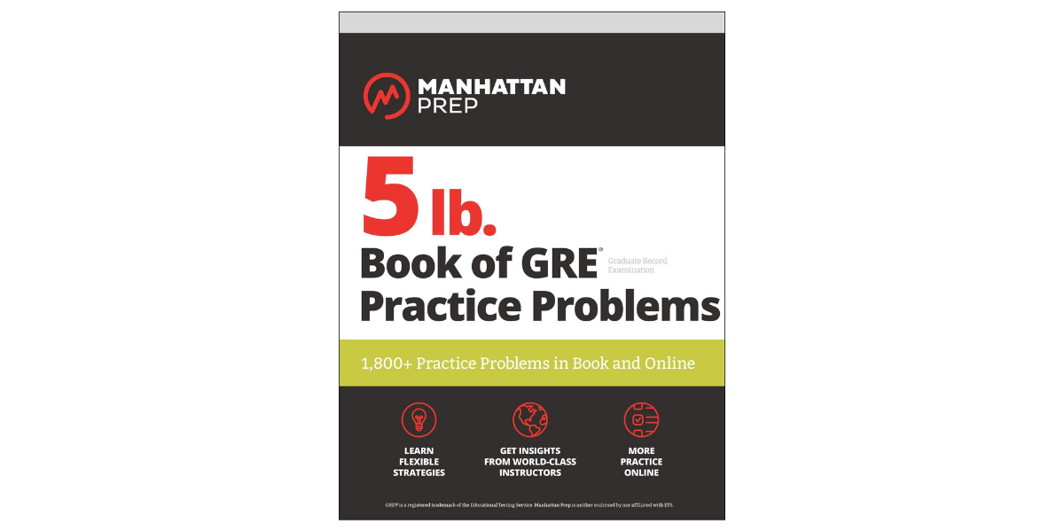 5 Lb. Book of GRE Practice Problems