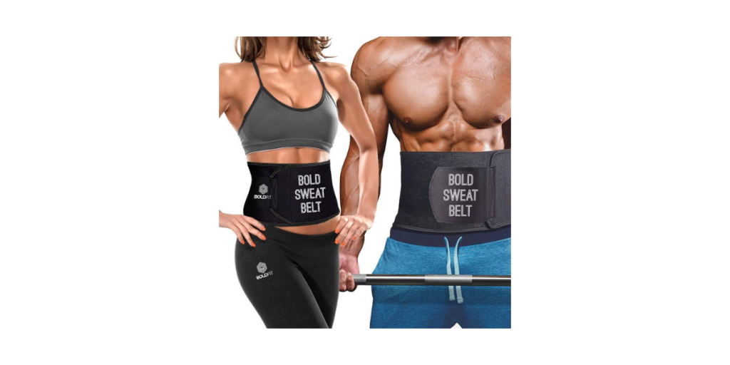 Boldfit Tummy Shaper Sweat Slim Belt For Stomach Fitness Exercise