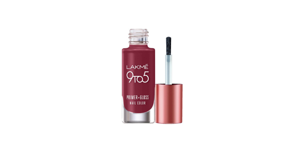 Lakmé 9 to 5 Primer + Gloss Nail Colour