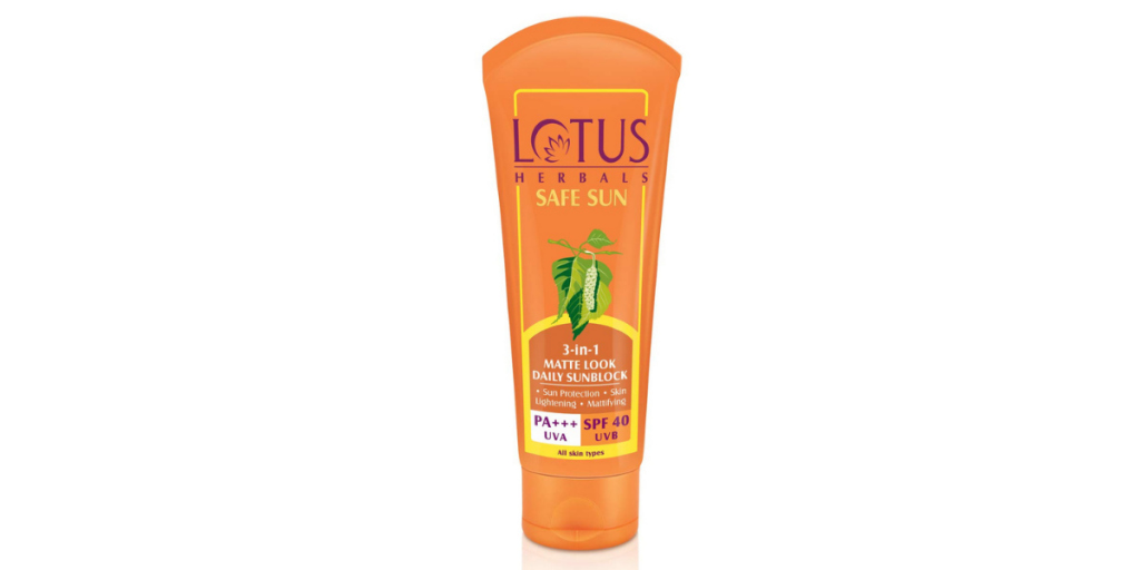 Lotus Herbals Sunscreen