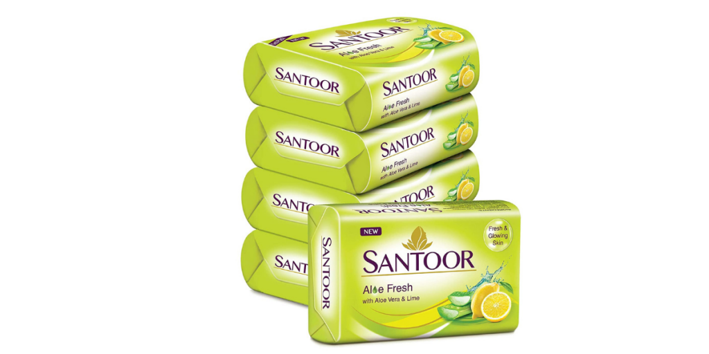 Santoor Aloe Fresh Soap