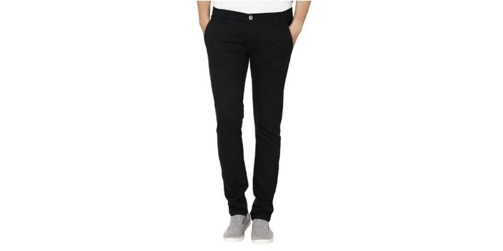 Urbano Fashion Black Slim Fit Solid Jeans