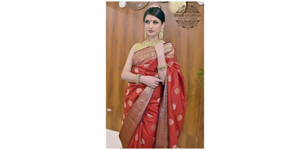 Pure Silk Sarees  South Silk Indian Saree @ BharatSthali