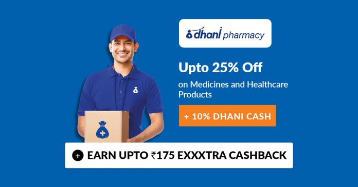 dhani-pharmacy-cashback Dhani Pharmacy