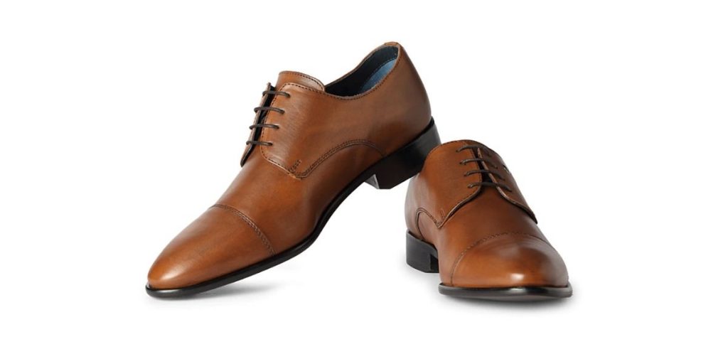 Louis Philippe Solid Brown Formal Shoes