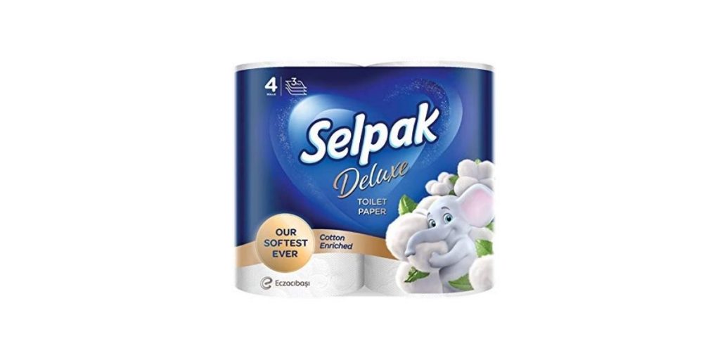 Buy Selpak Cotton Enriched Toilet Paper - Deluxe, 3 Ply Online at