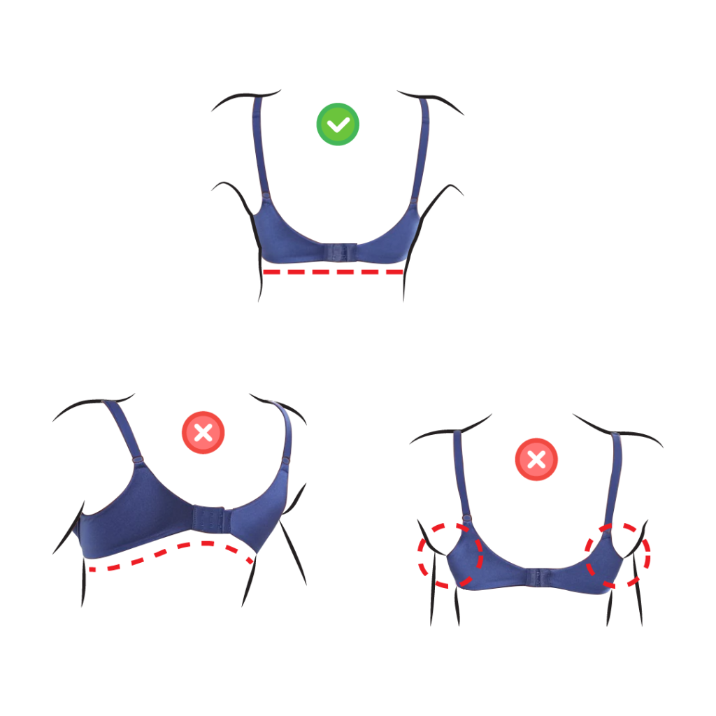 Bra size hooks