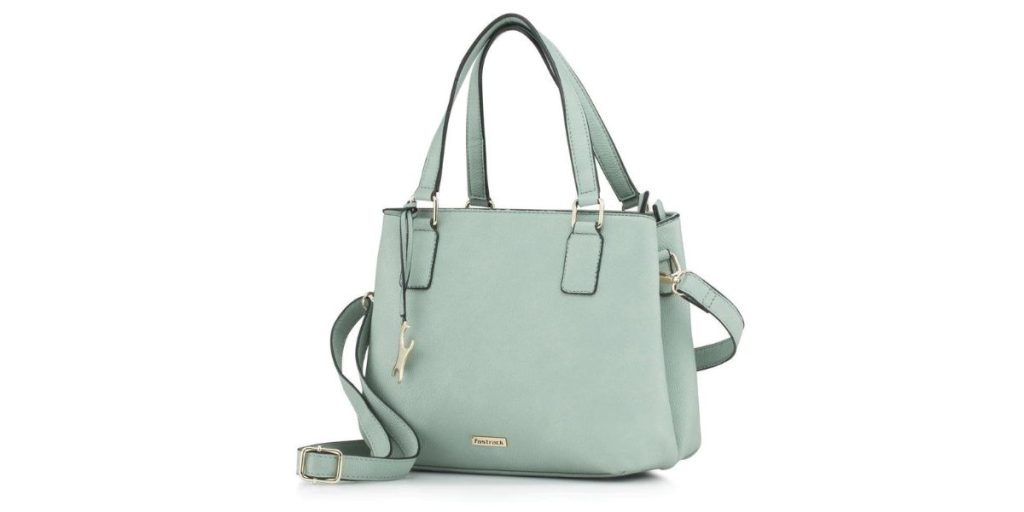 Buy LAVIE Mint Array Synthetic leather Zipper Closure Women's Laptop Bag