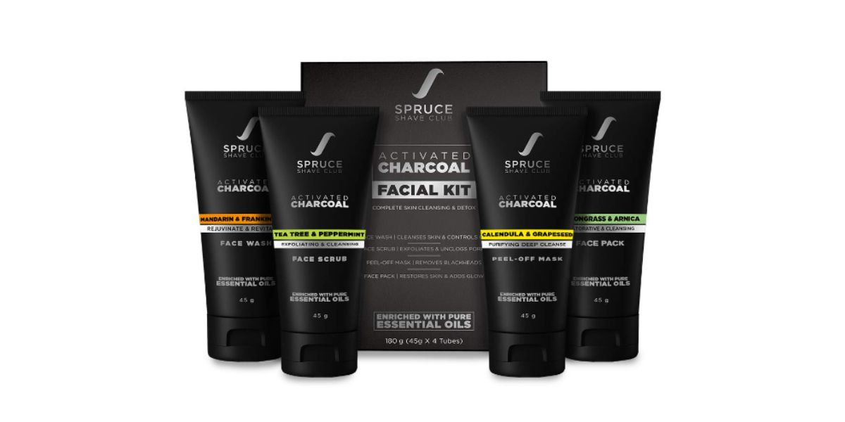 Spruce Shave Club Charcoal Facial Kit