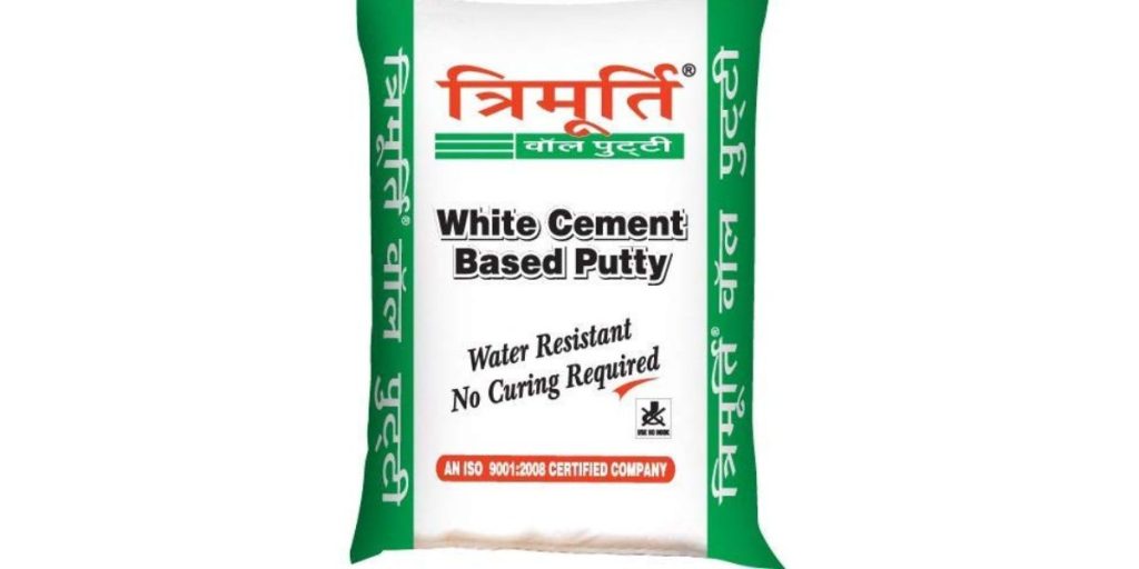 JSW Cement Based Wall Putty - Smooth & Low Dust Cement Putty