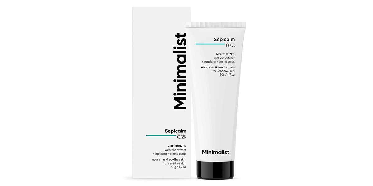 Minimalist 3% Sepicalm With Oats Face Moisturizer